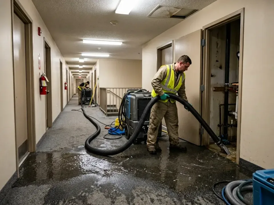 multi-unit-apartment-hallway-f-005 — frequently asked questions, Emergency Burst Pipe Water Extraction & Removal in Whitesbo…
